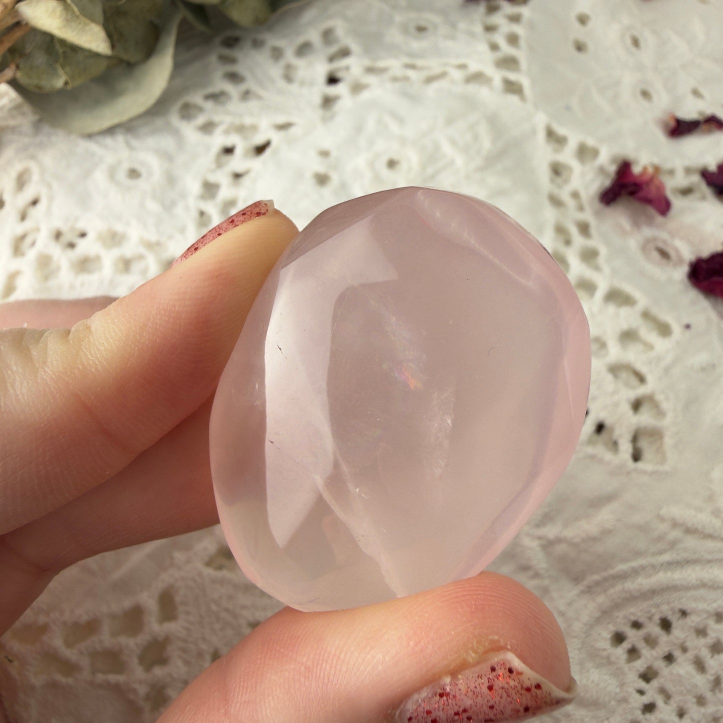 Rose Quartz palms
