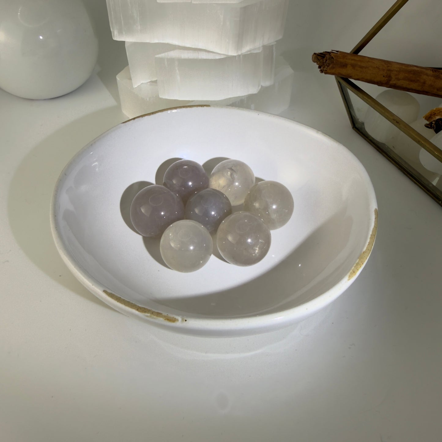 Blue rose mini spheres