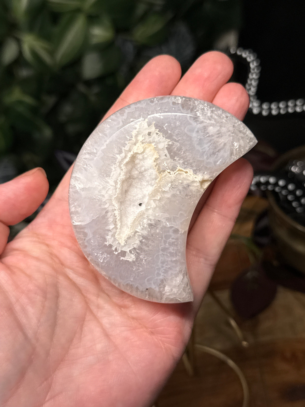 Druzy Agate Moons