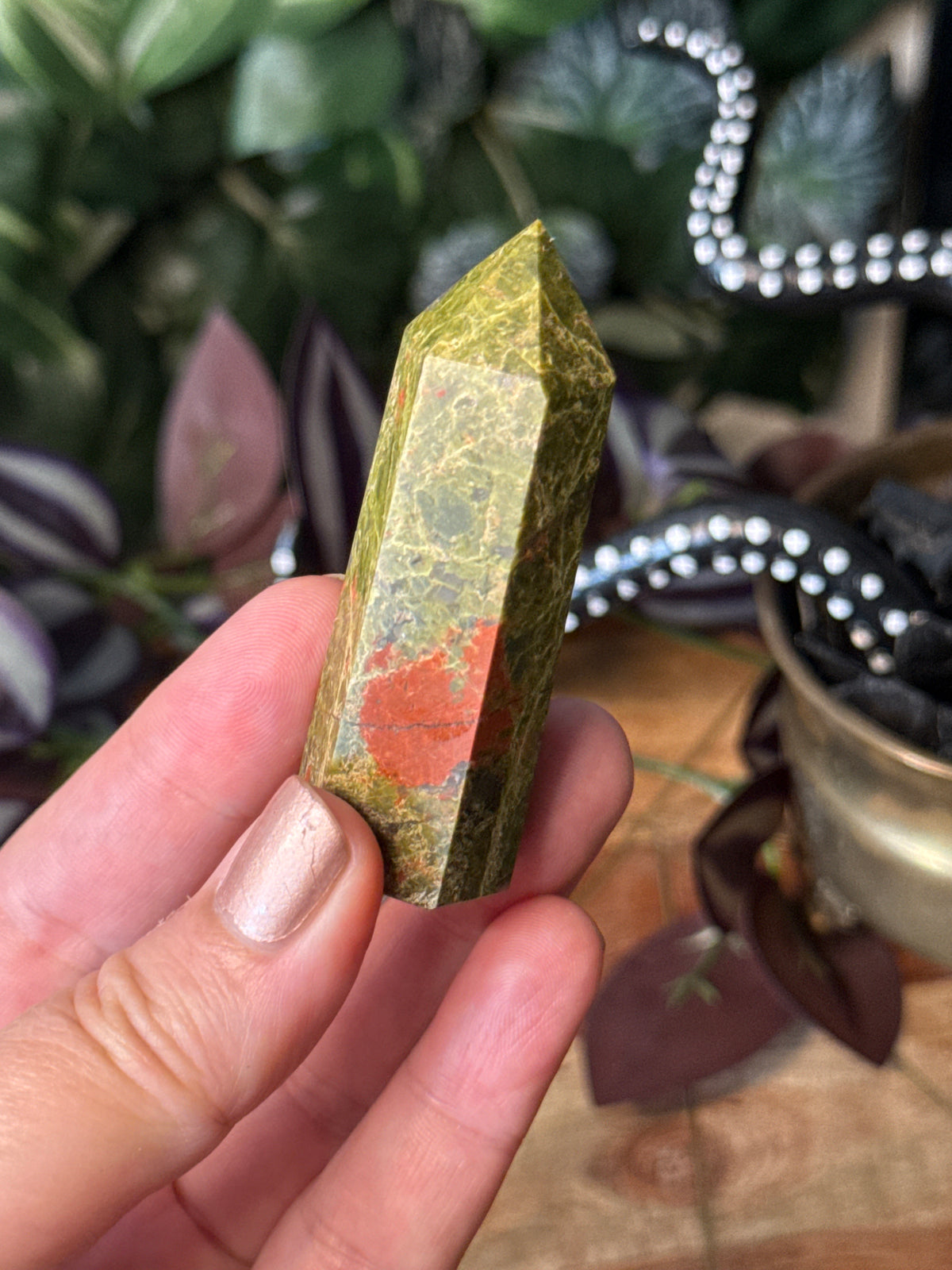 Unakite jasper towers