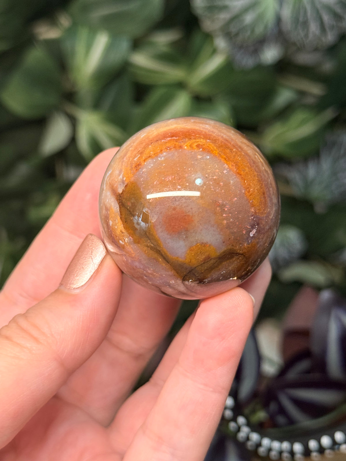 Starry Sky Agate spheres