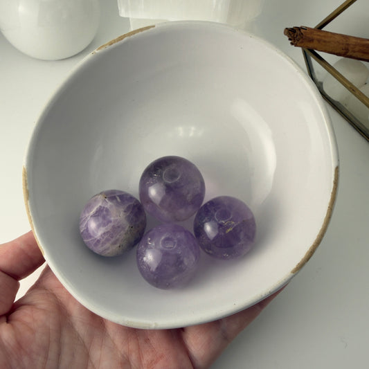 Amethyst spheres