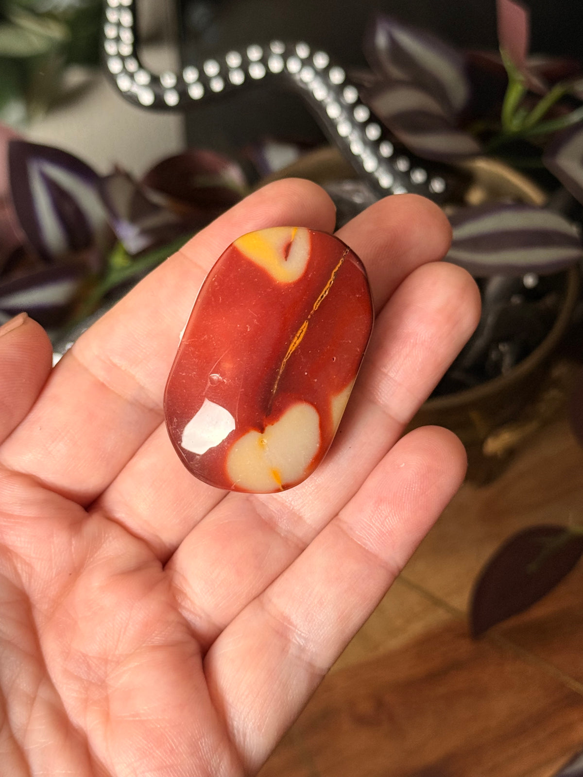 Mookaite Jasper palm stones