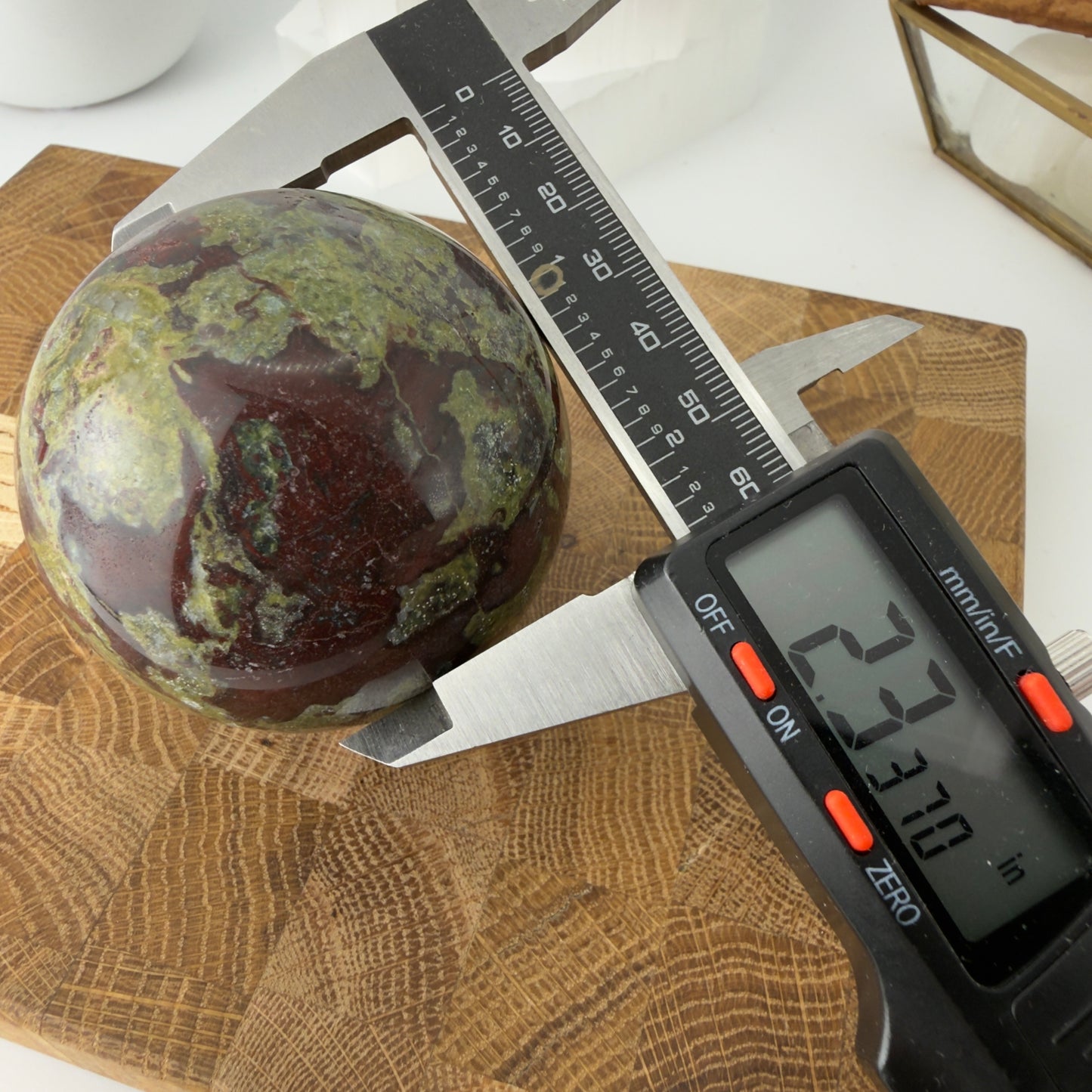 Dragon's Blood Jasper Sphere