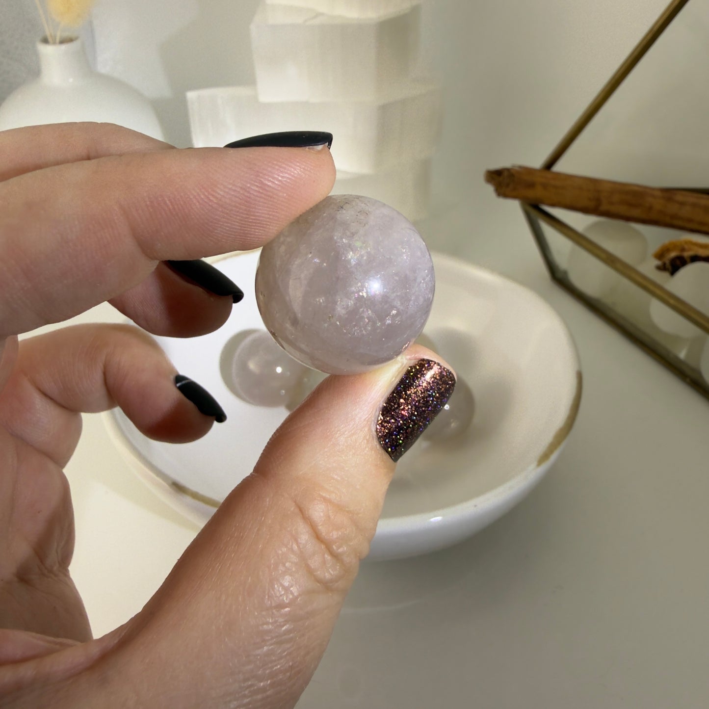 Blue rose mini spheres