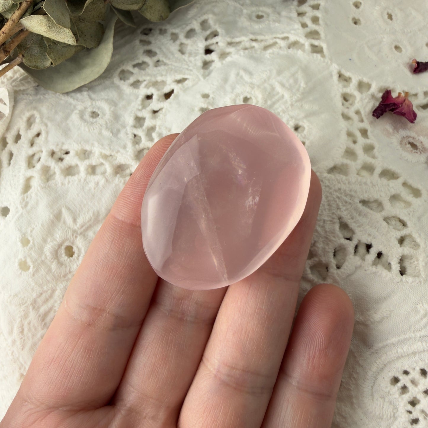 Rose Quartz palms