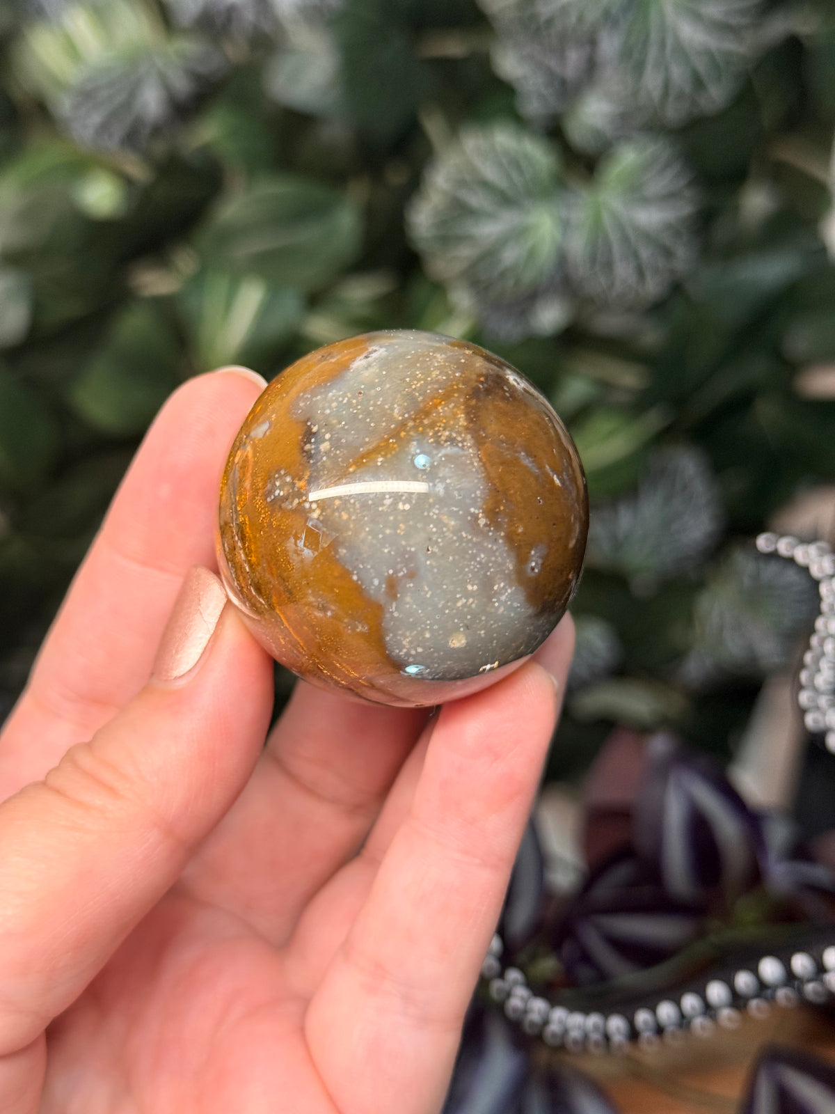 Starry Sky Agate spheres