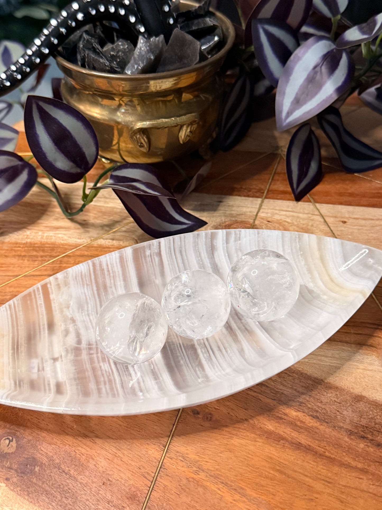 Clear Quartz 1" spheres