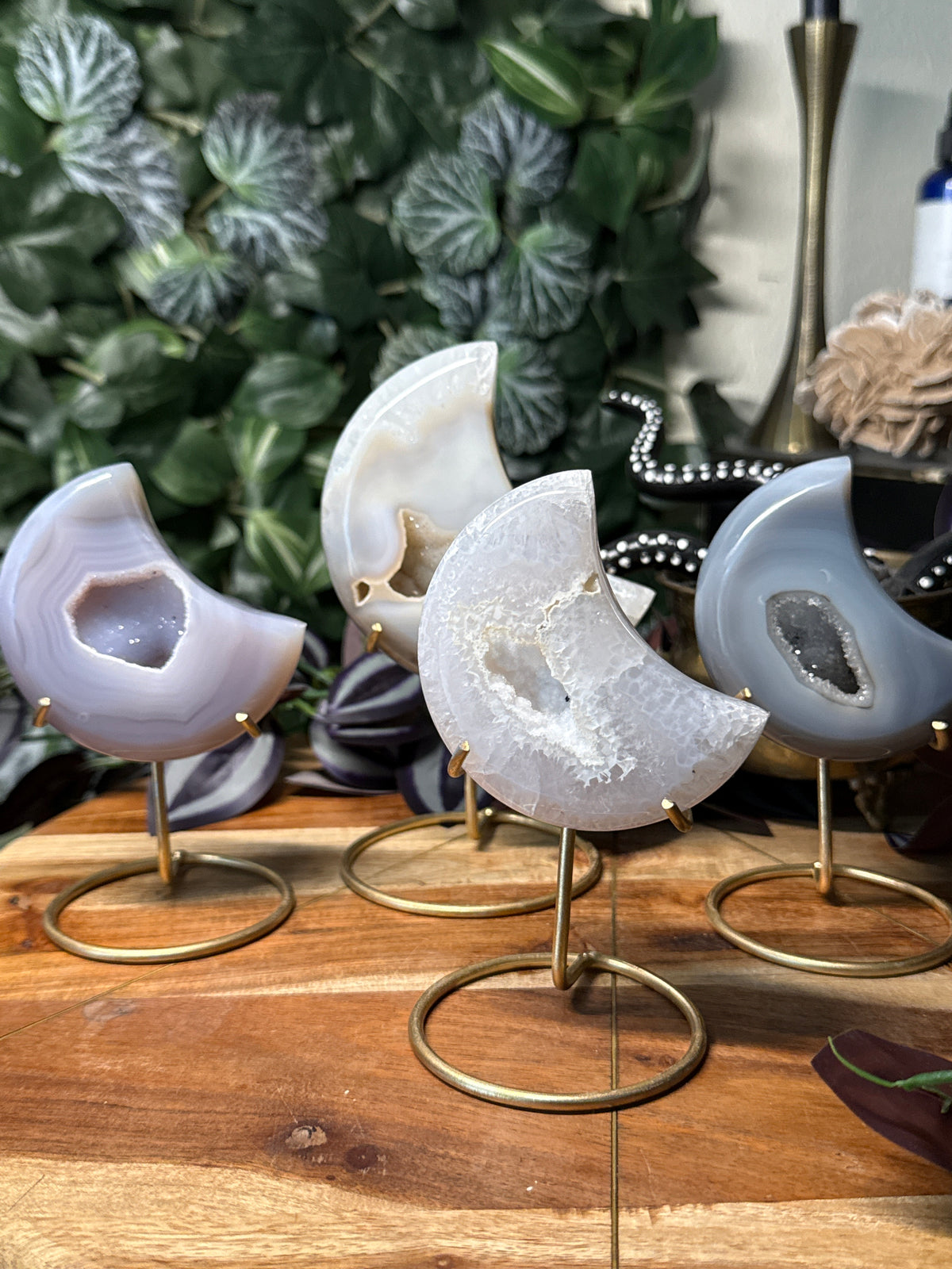 Druzy Agate Moons