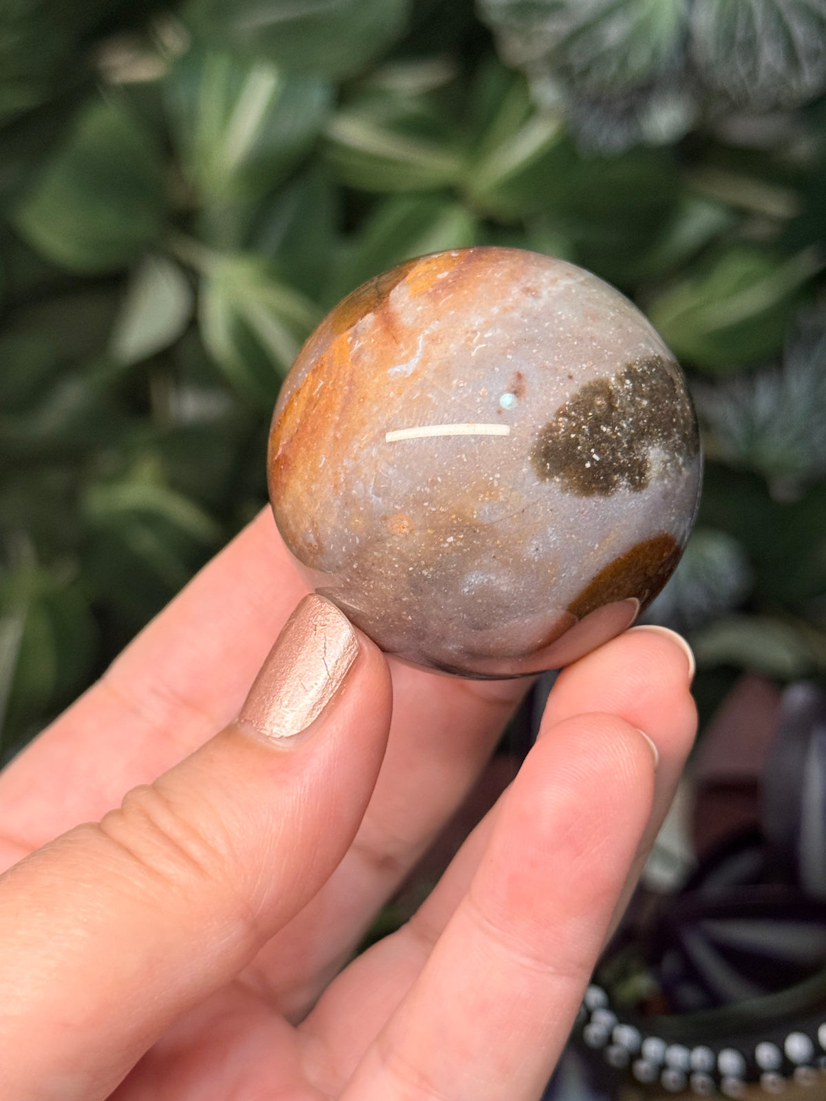 Starry Sky Agate spheres