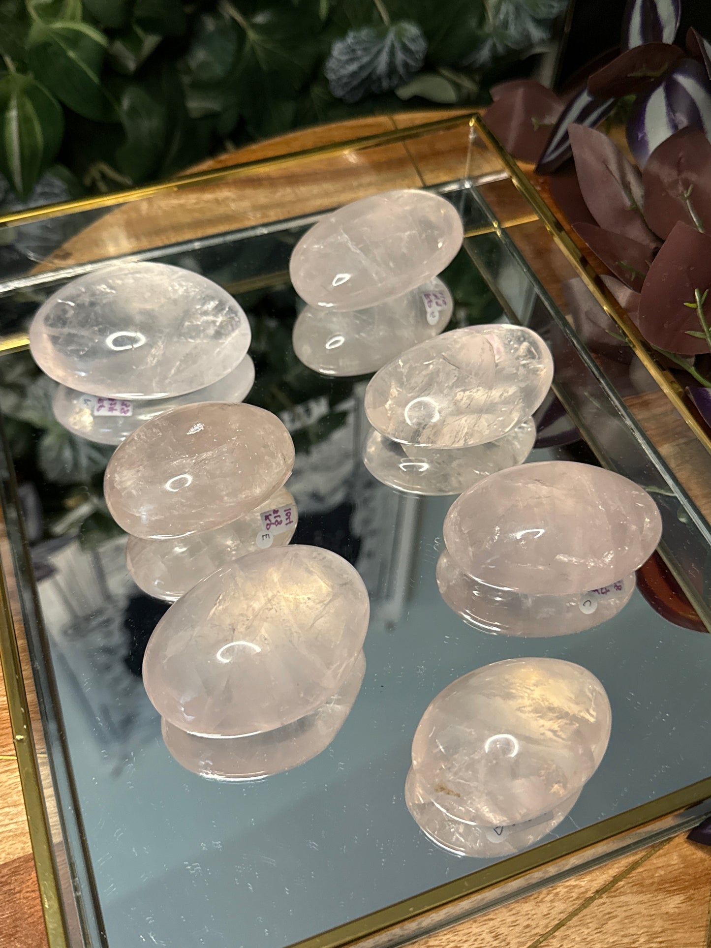 Rose Girasol Palm Stones