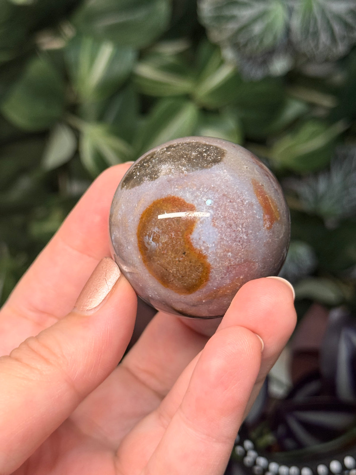 Starry Sky Agate spheres