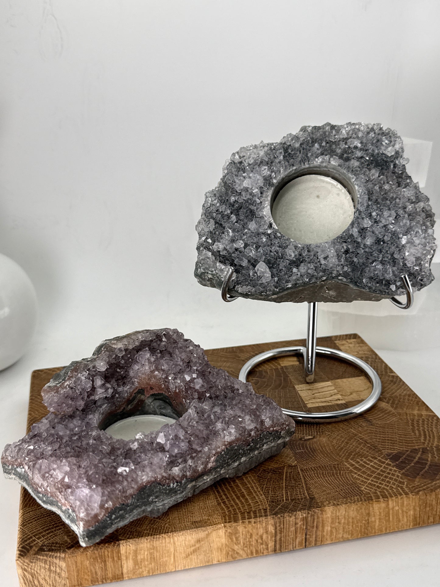 Amethyst Tealight Holders