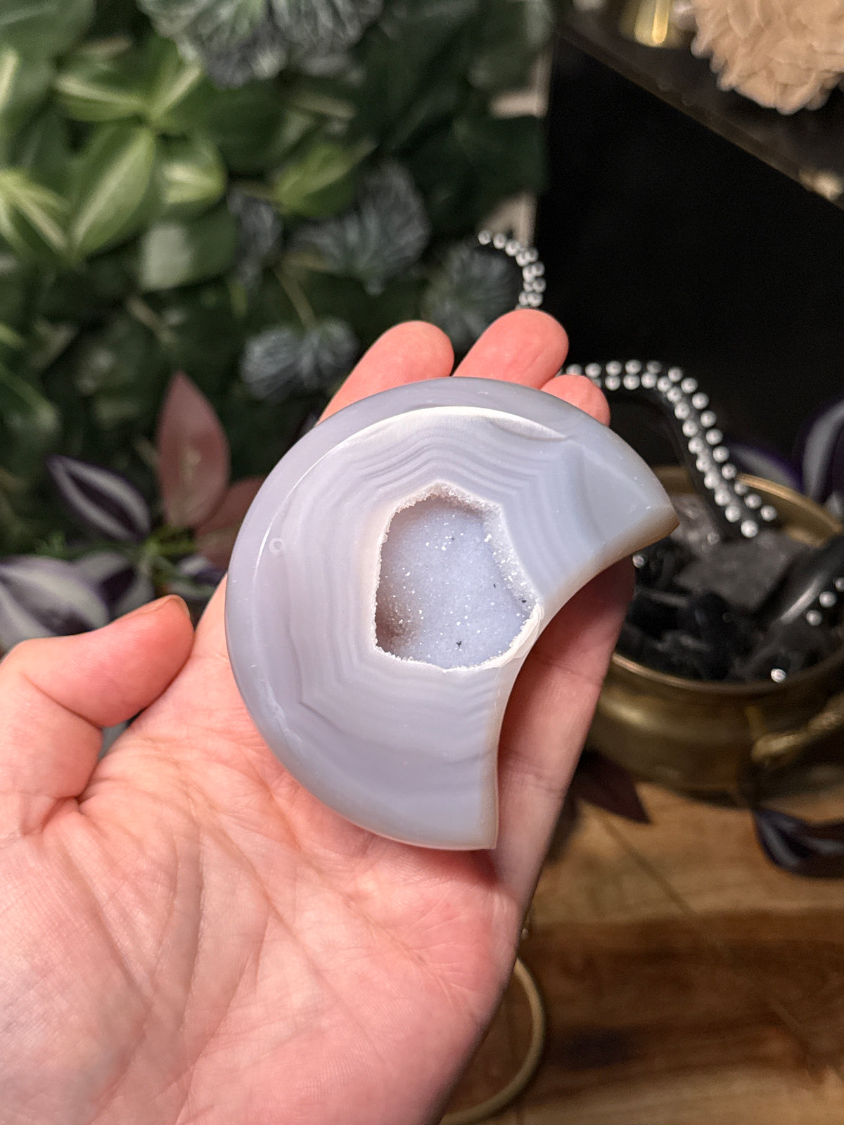 Druzy Agate Moons