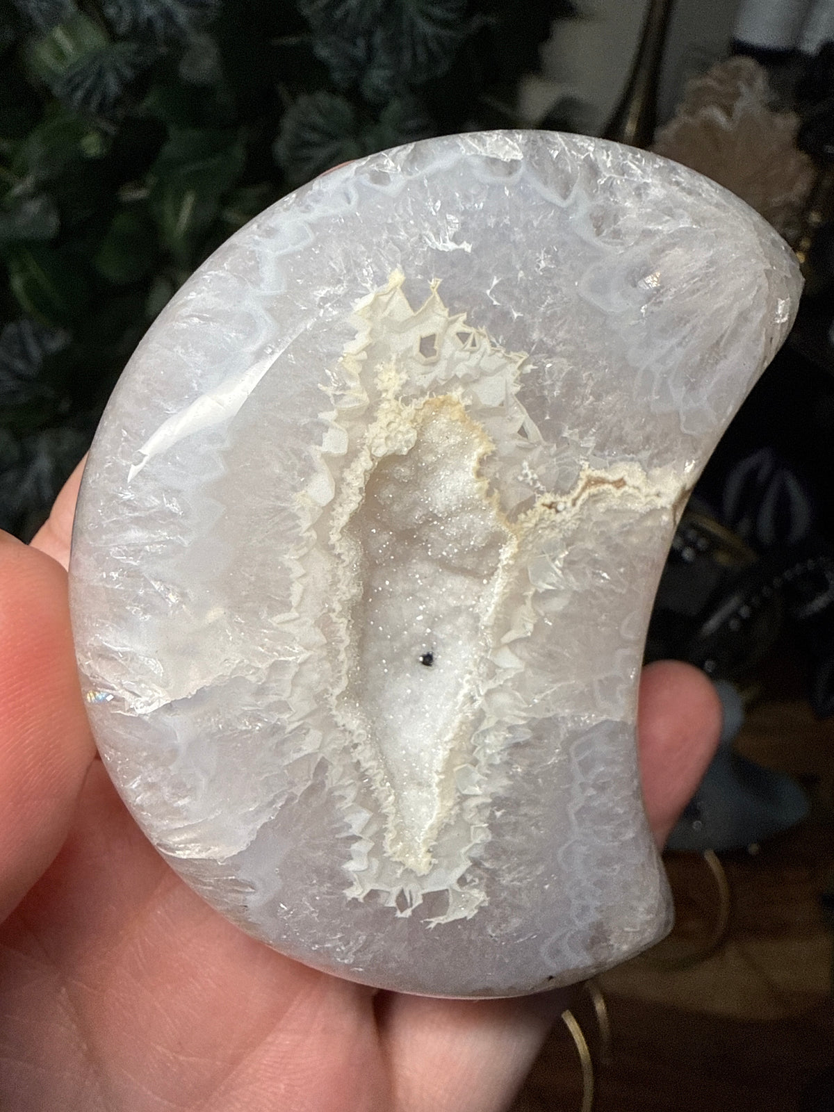 Druzy Agate Moons