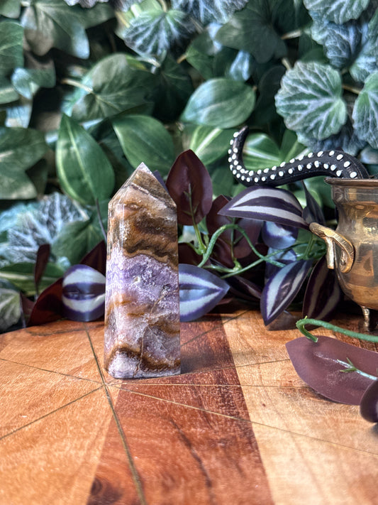 Garden fluorite tower
