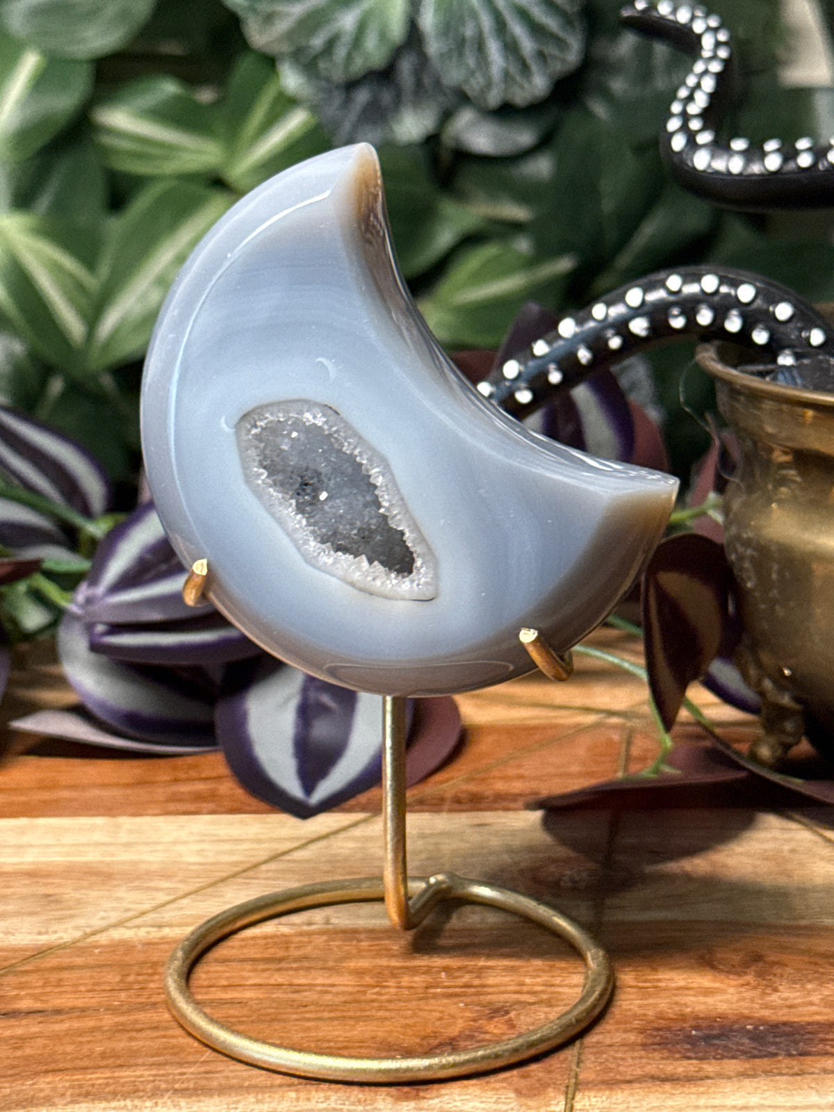 Druzy Agate Moons