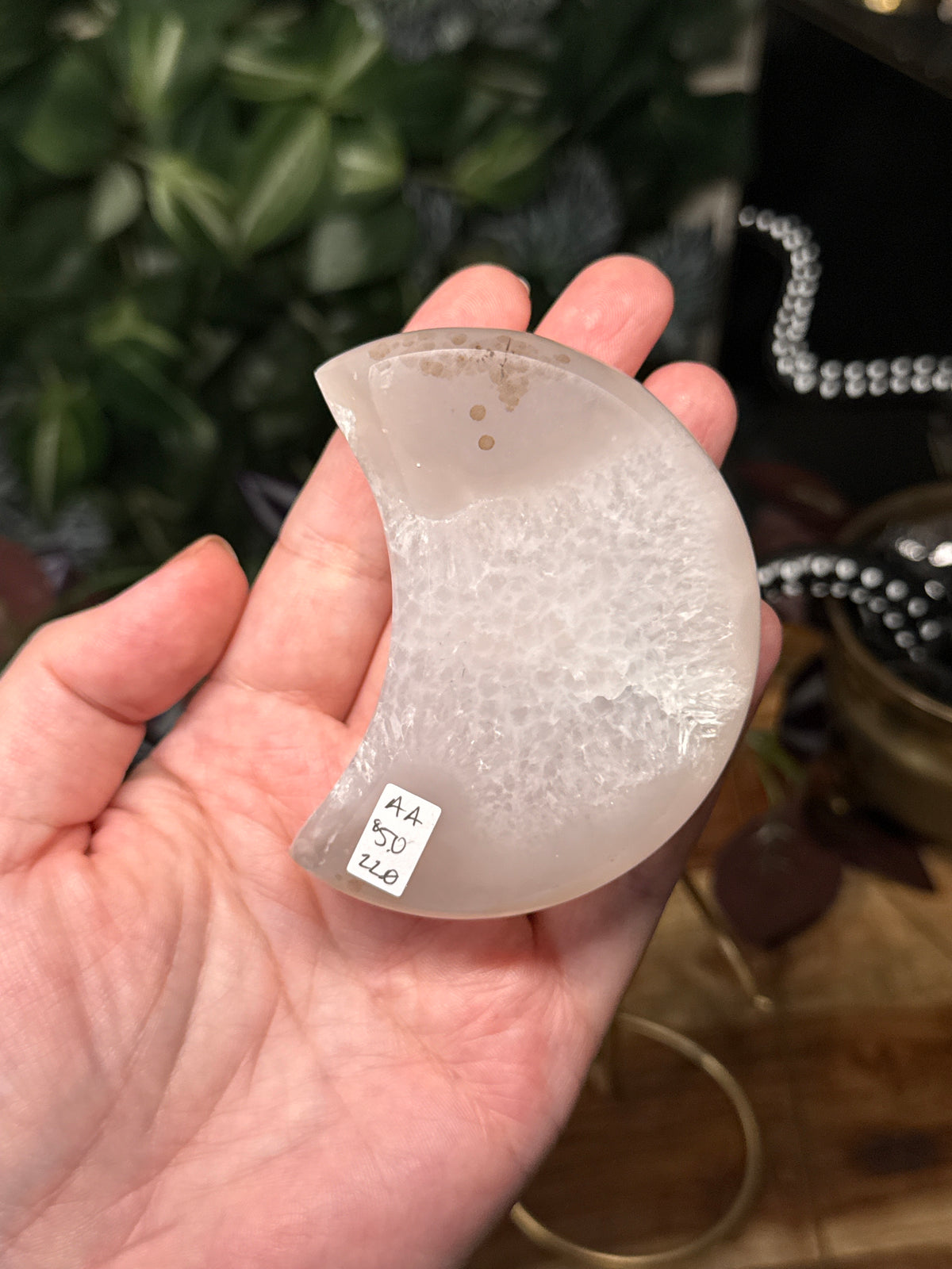 Druzy Agate Moons