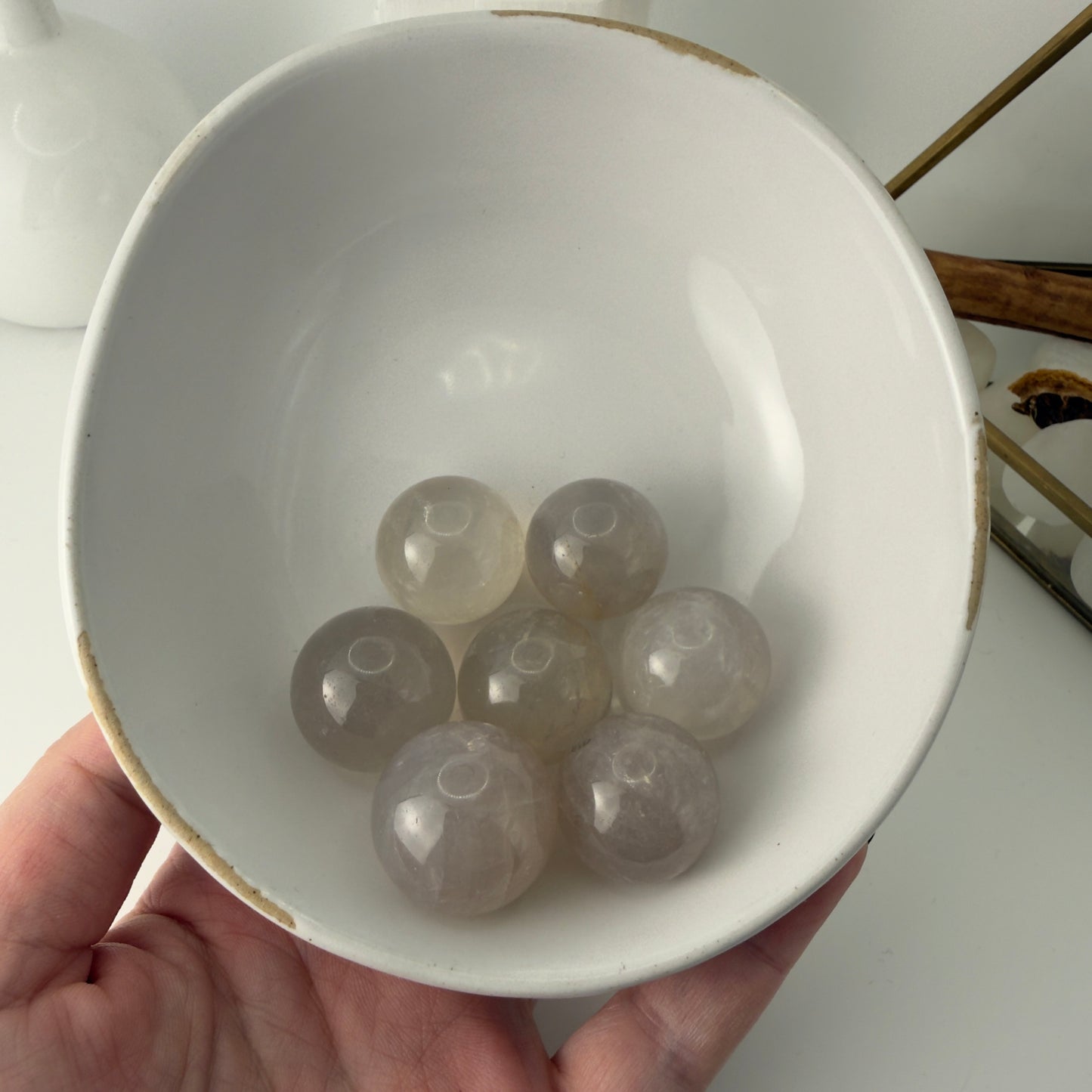 Blue rose mini spheres