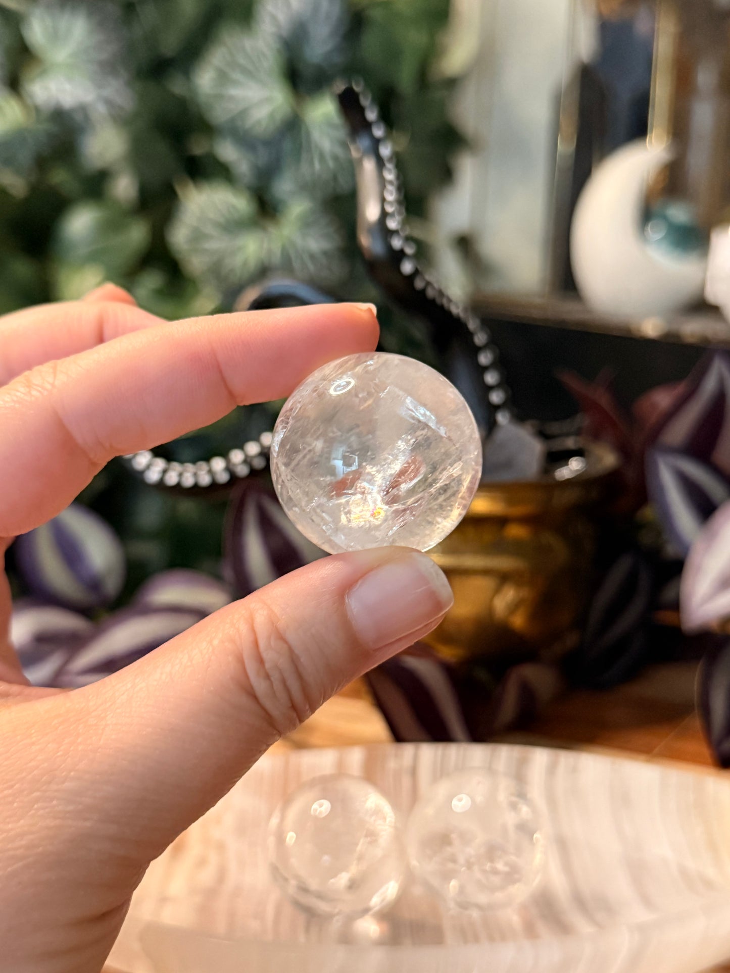 Clear Quartz 1" spheres