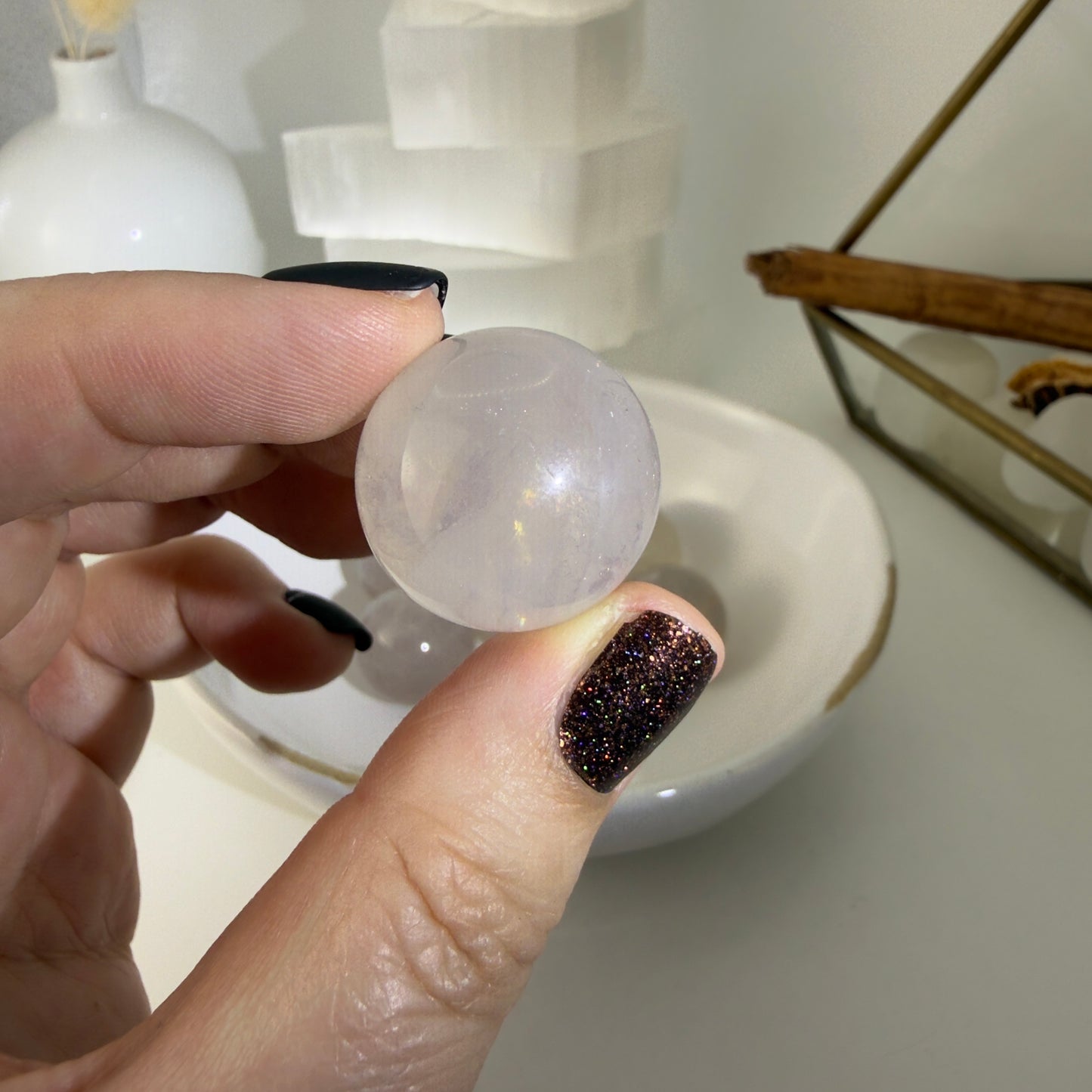 Blue rose mini spheres