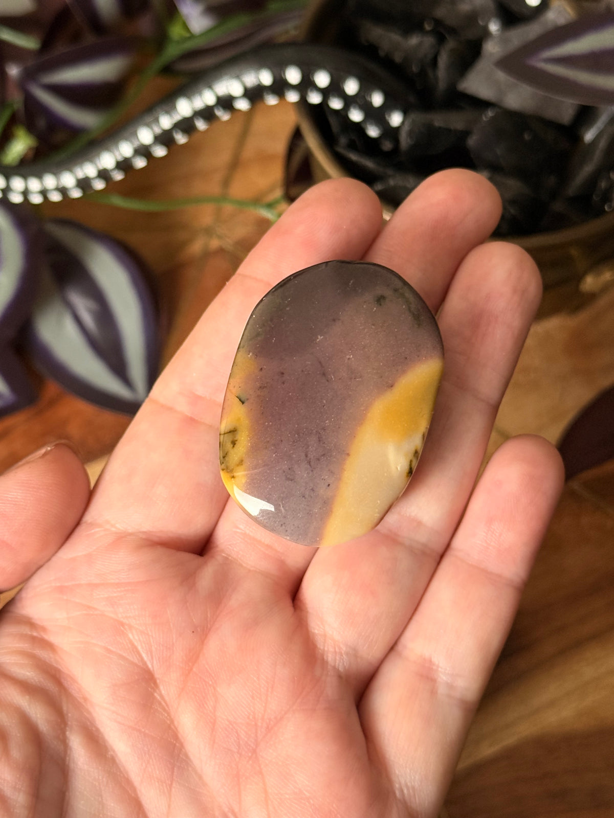 Mookaite Jasper palm stones