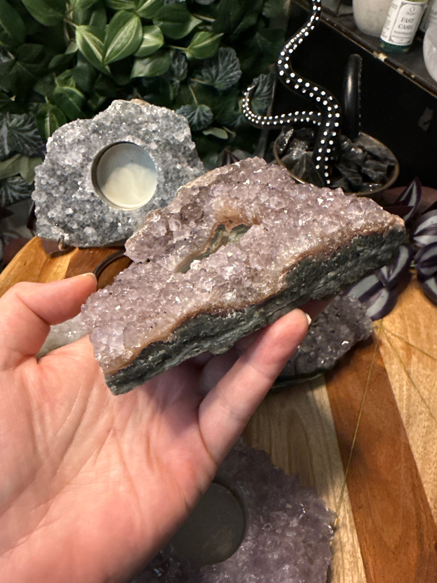 Amethyst Tealight Holders