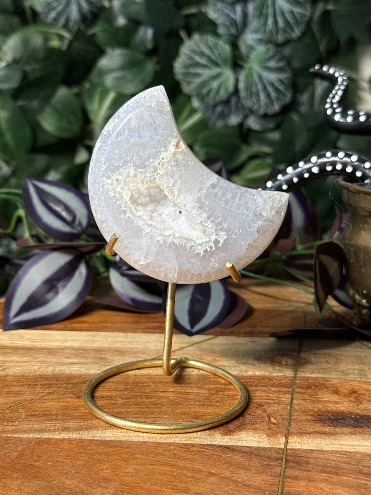 Druzy Agate Moons
