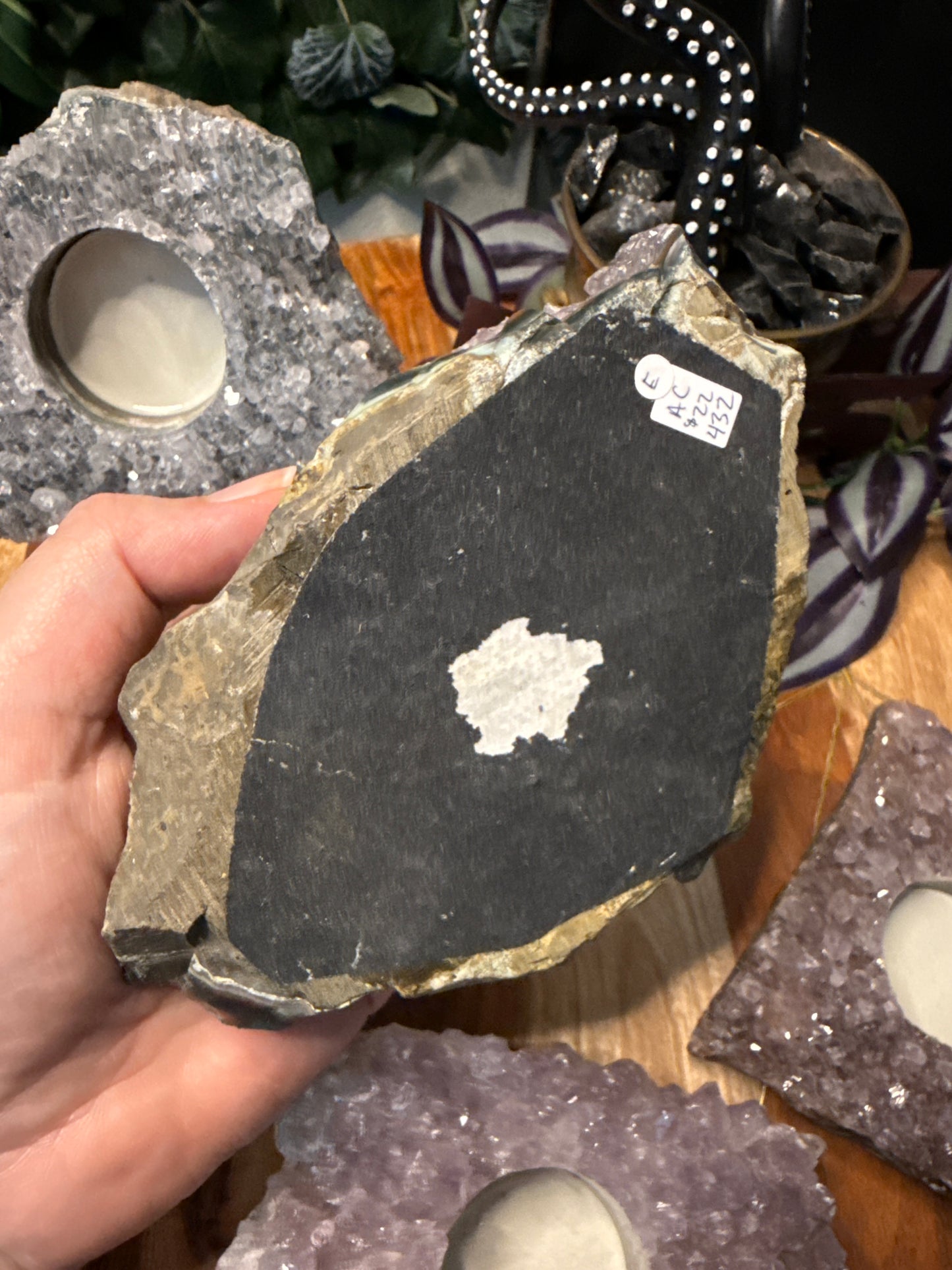 Amethyst Tealight Holders