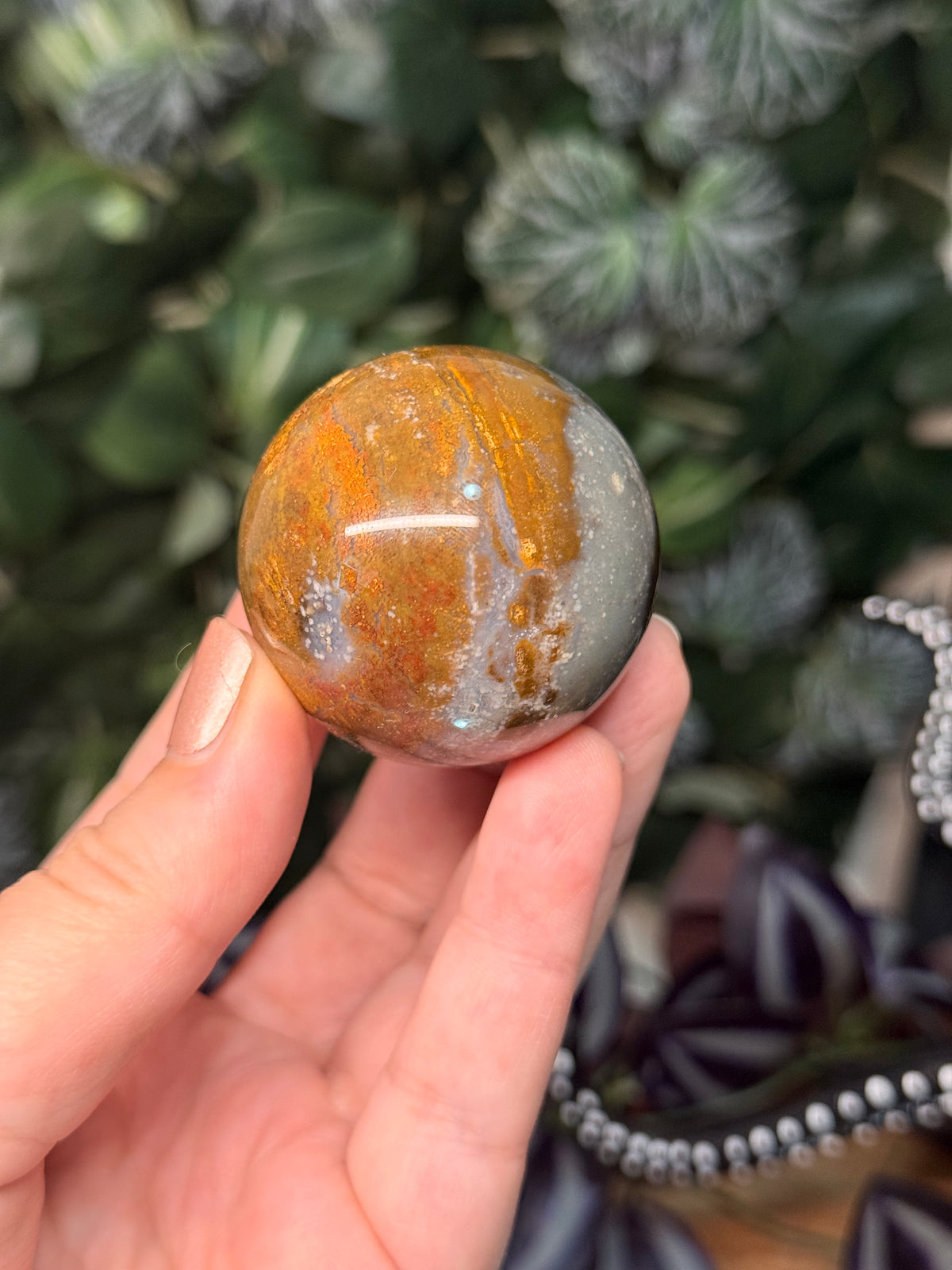 Starry Sky Agate spheres