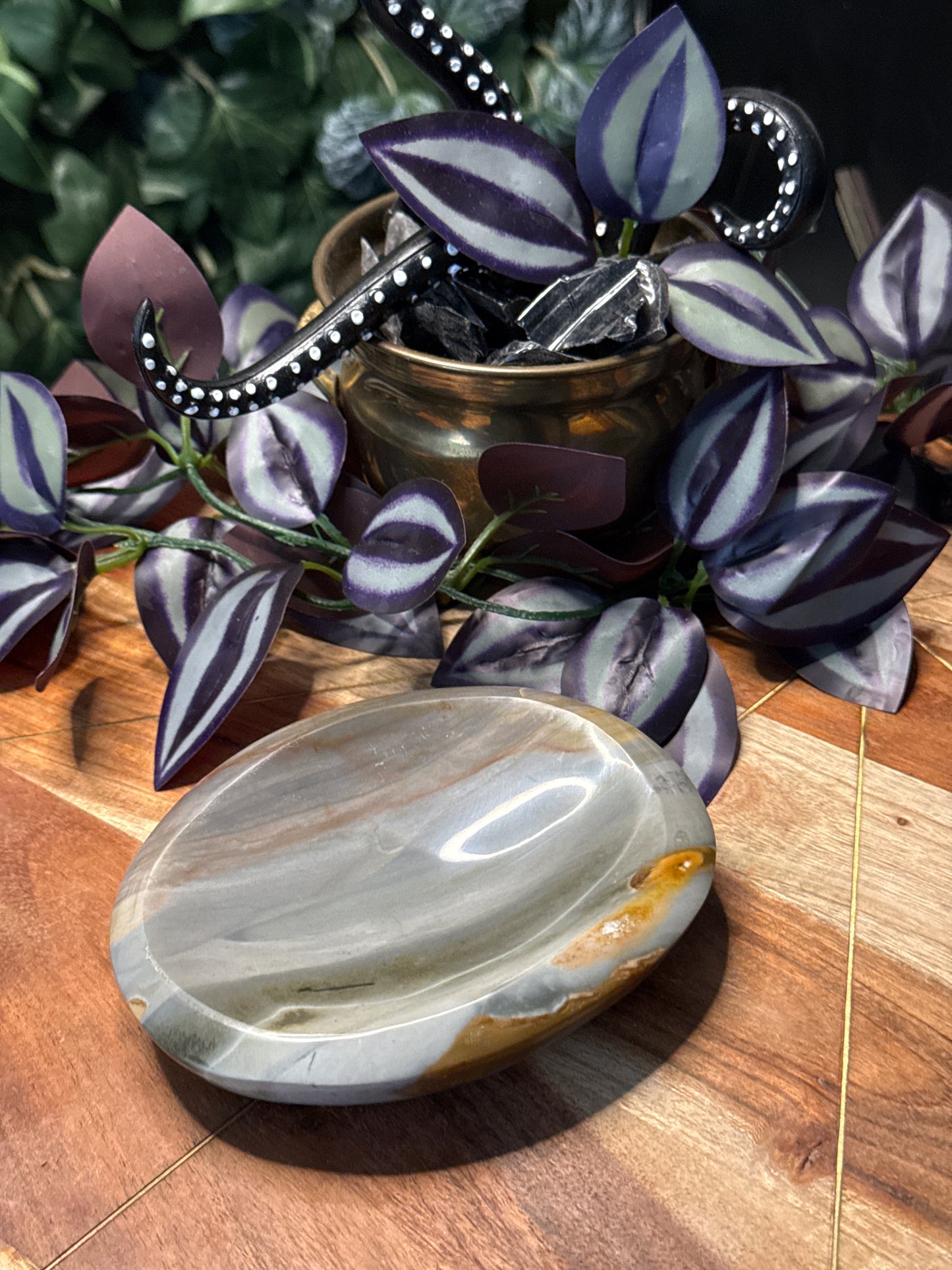 Polychrome Jasper Dish