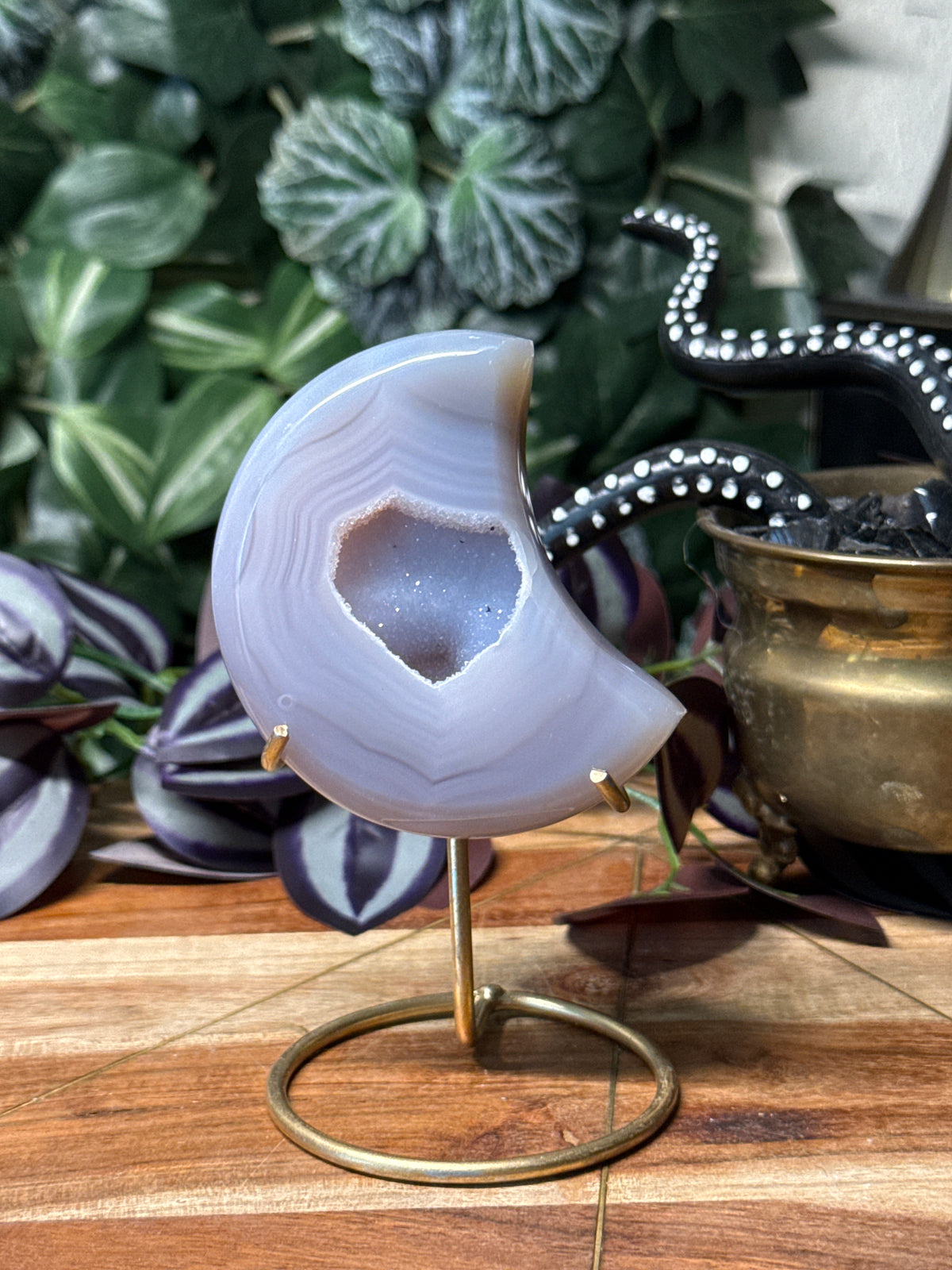 Druzy Agate Moons