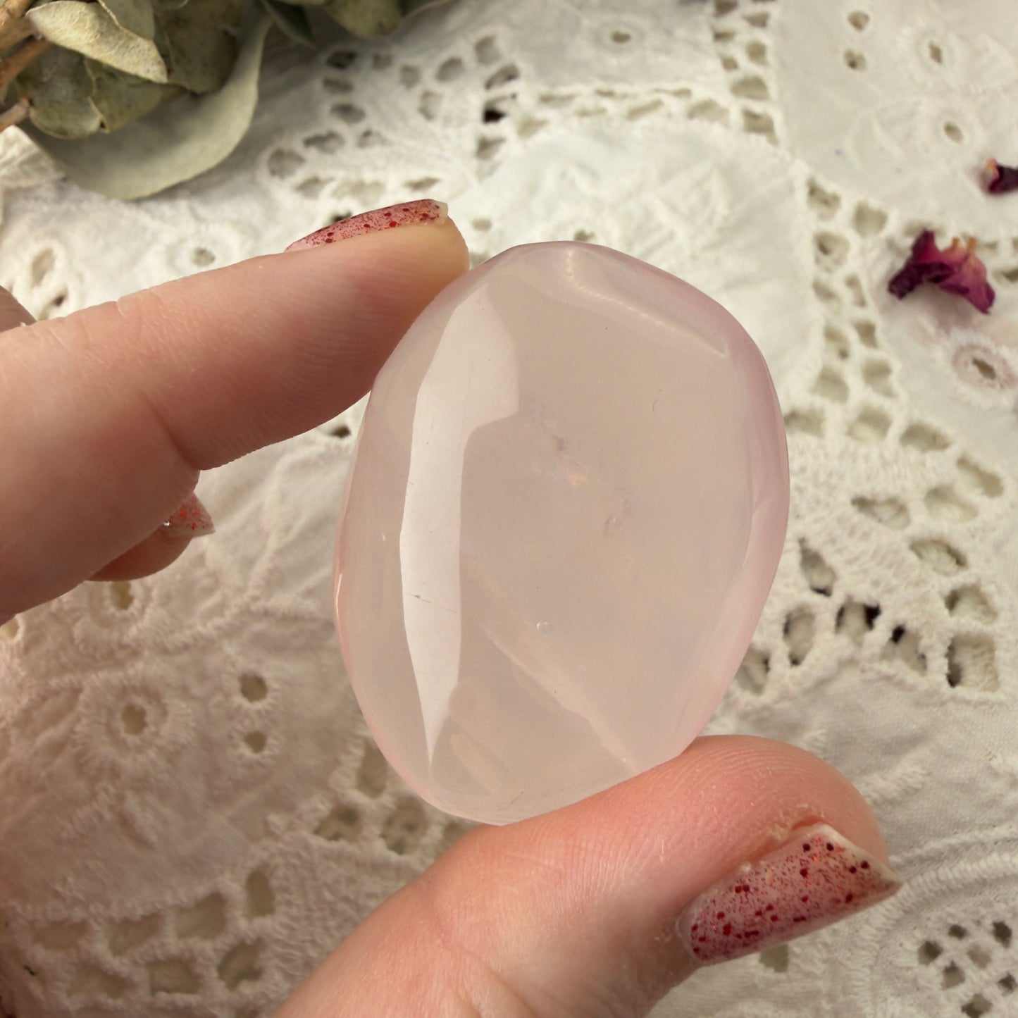 Rose Quartz palms