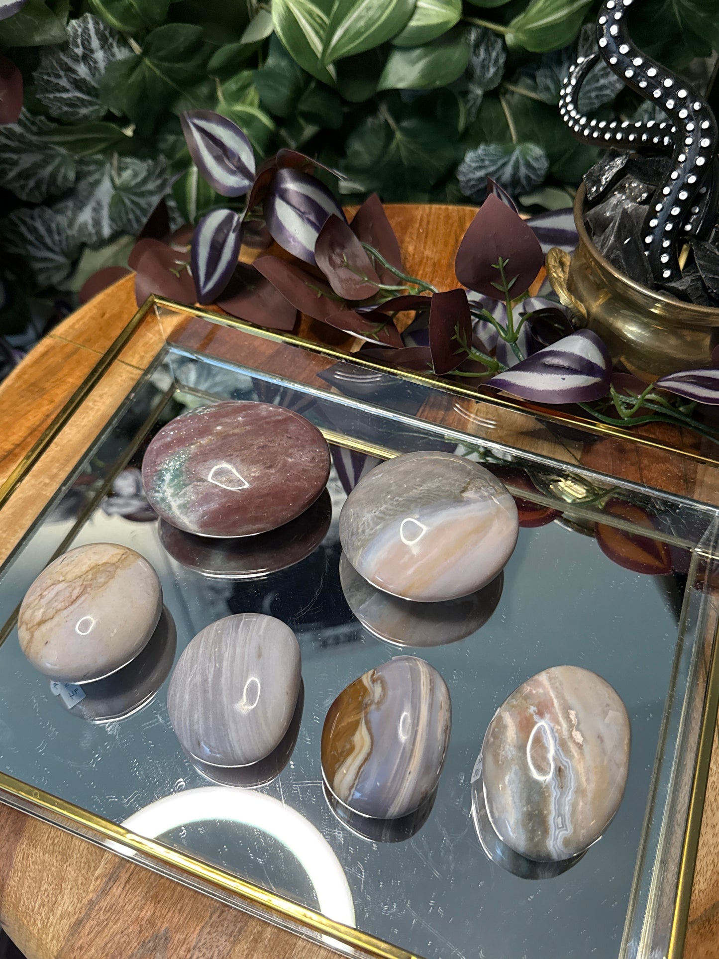 Ocean Jasper Palm Stones