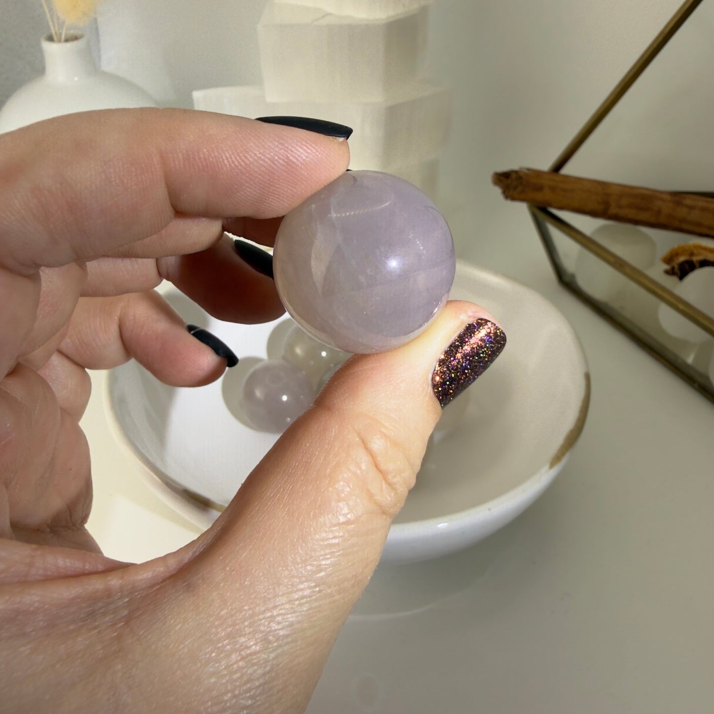 Blue rose mini spheres