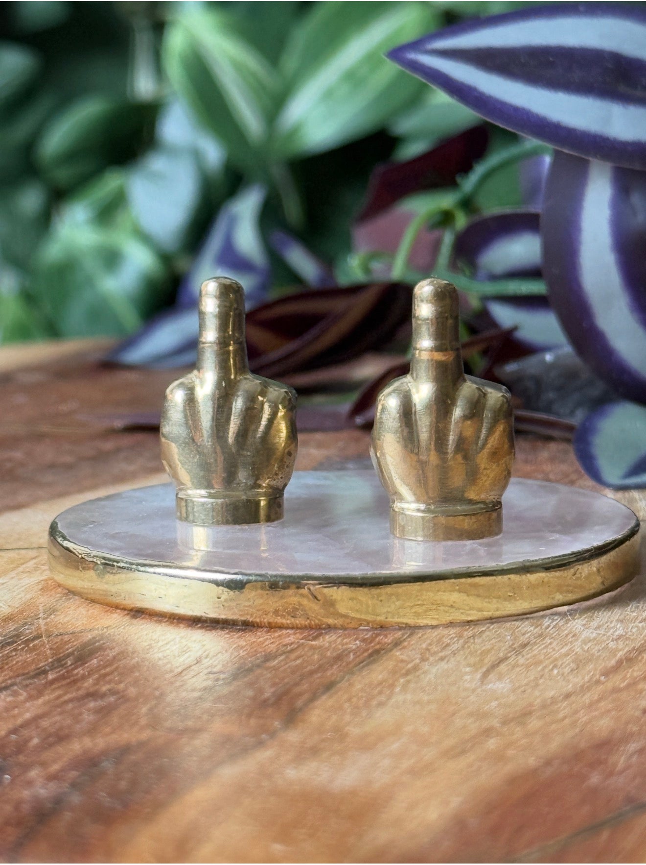 Pyrite Middle Finger