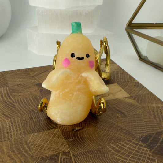 Orange calcite banana buddy